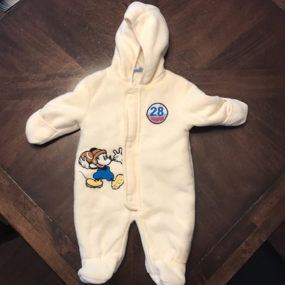 Disney baby winter snow suit size 3-6 months.